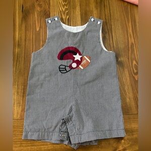 Sir John Boys short romper with Sports Motif